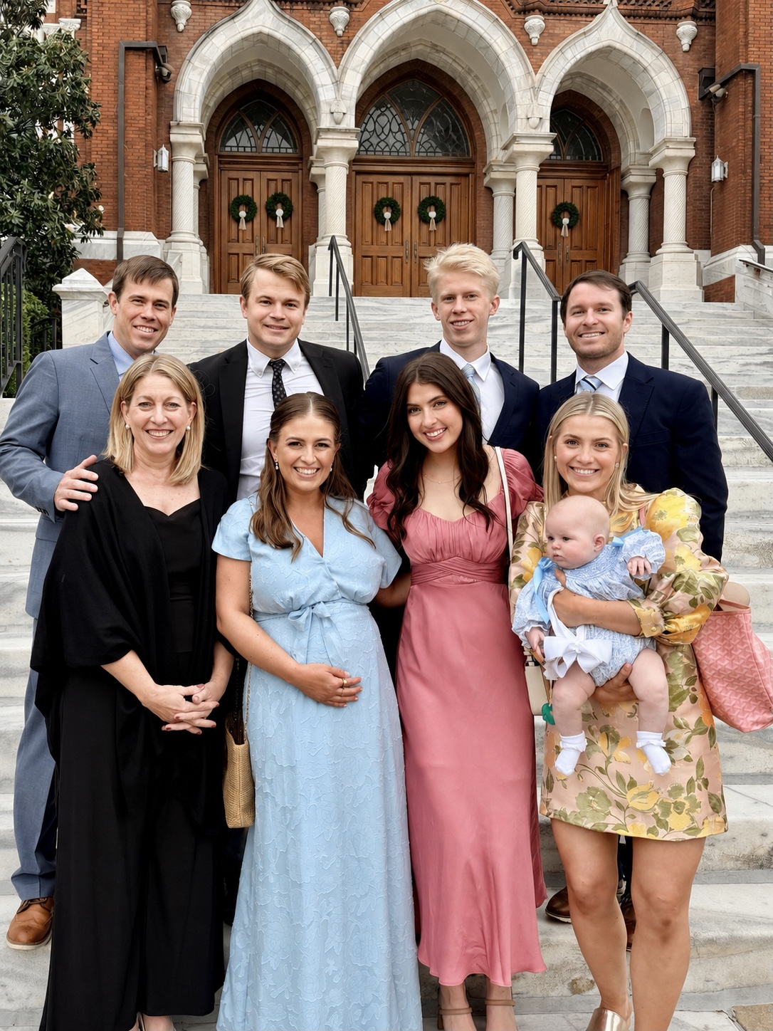 Jeffrey and Amy Jeffords with their growing family
